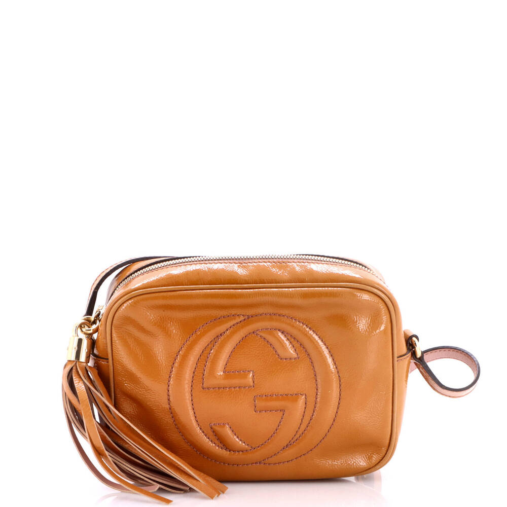 Gucci Small Soho Disco Crossbody Bag Patent